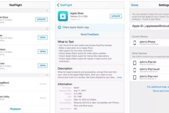 Apple TestFlight