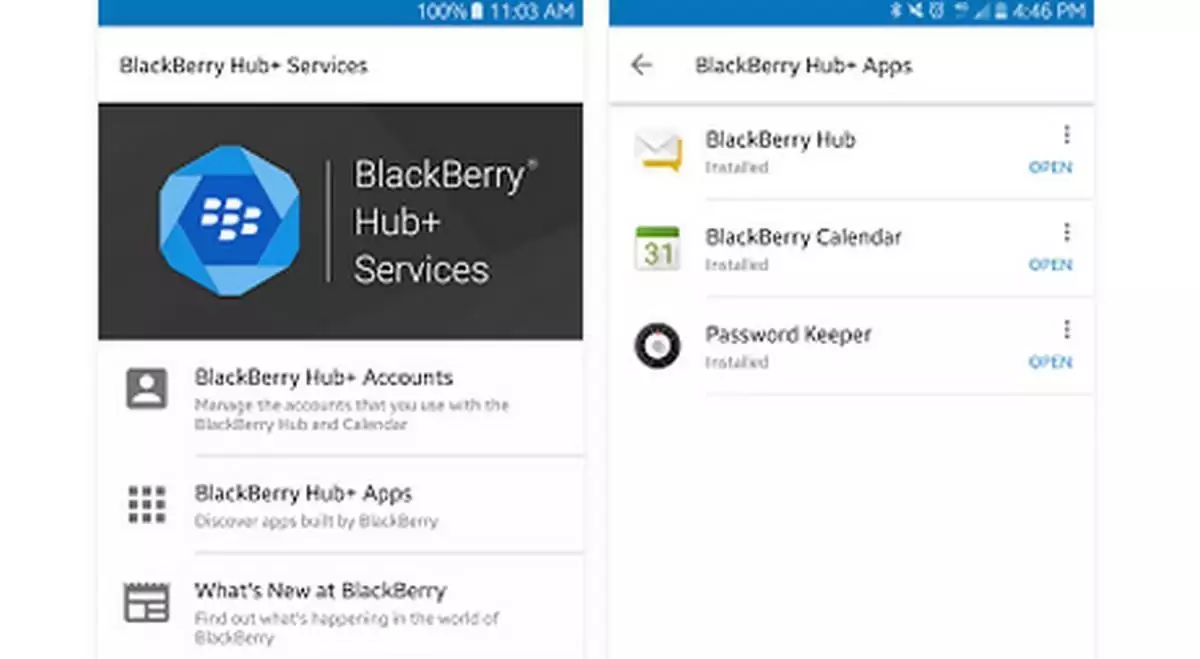 BlackBerry Hub Plus