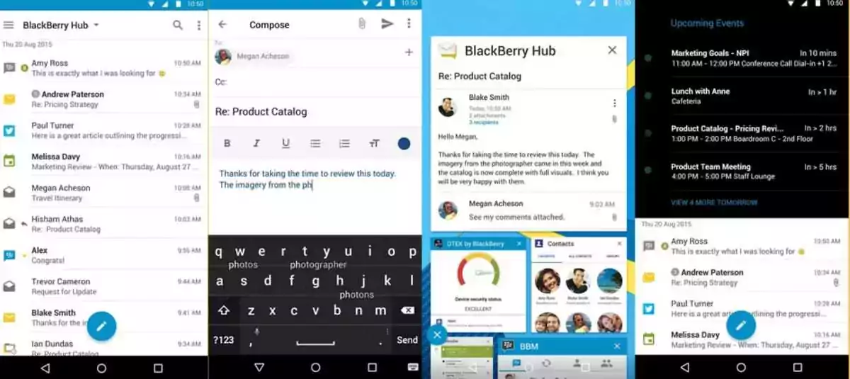BlackBerry Hub for Android