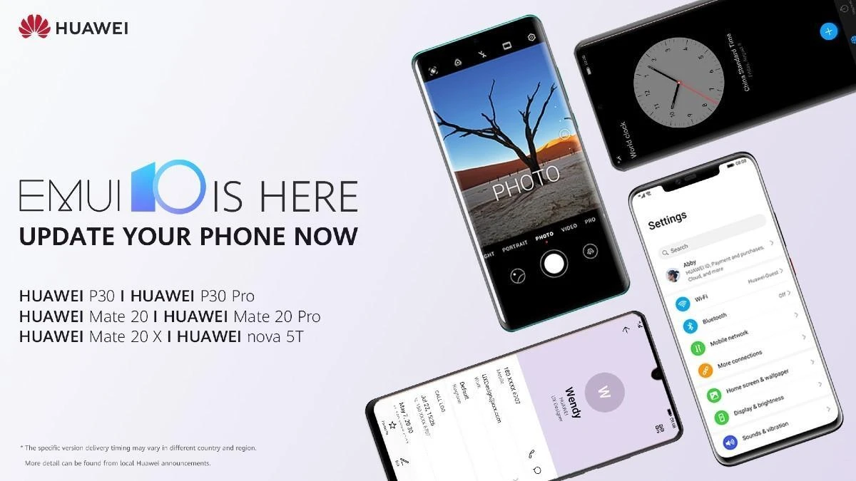 EMUI 10 Update Schedule