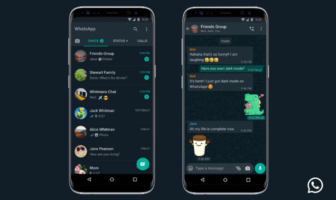 WhatsApp Dark Mode