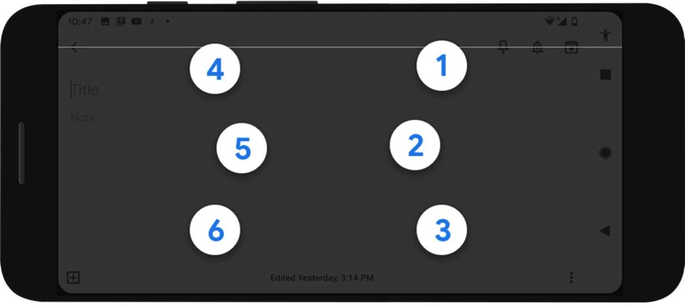 Talkback Braille Keyboard