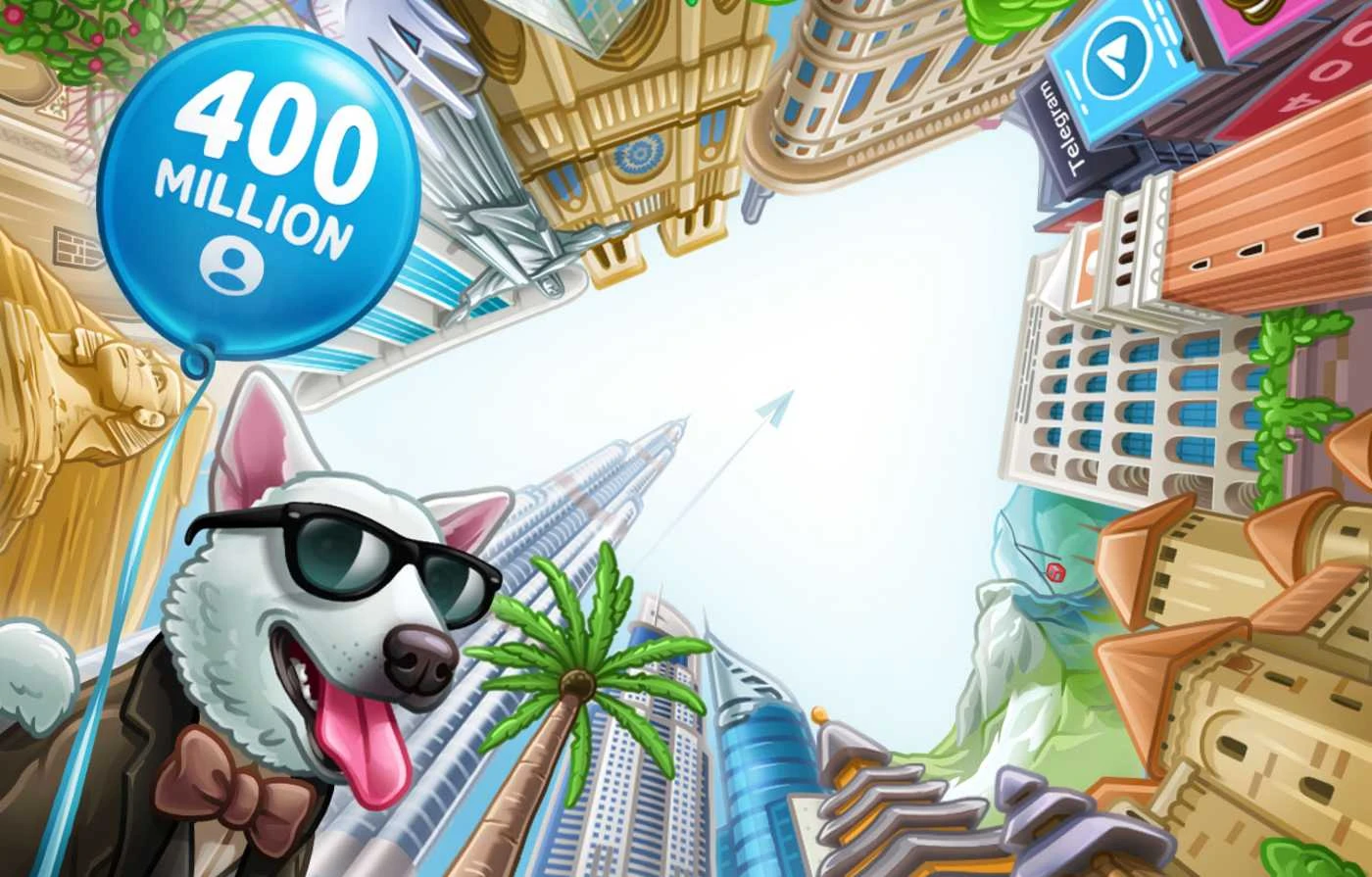 Telegram reaches 400 million users