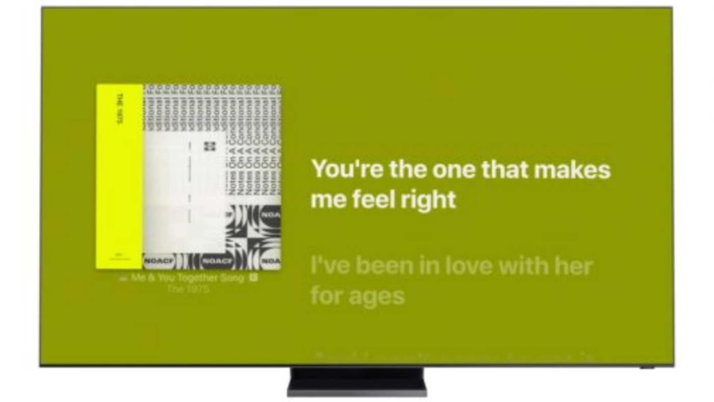 Samsung Apple Music Lyrics