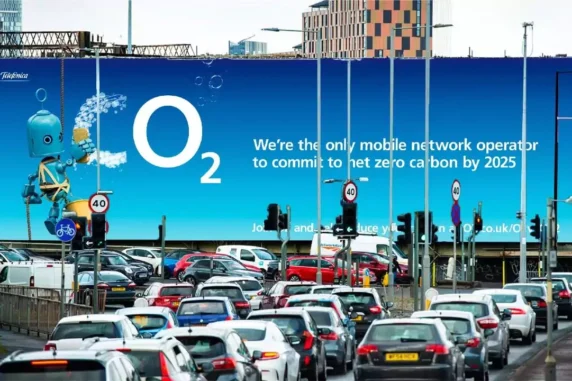 O2 Sustainable Ad Campaign