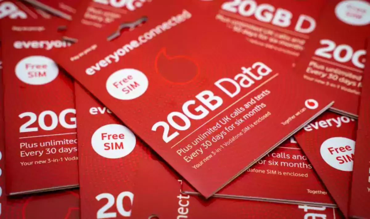 Vodafone everyone.connected sims