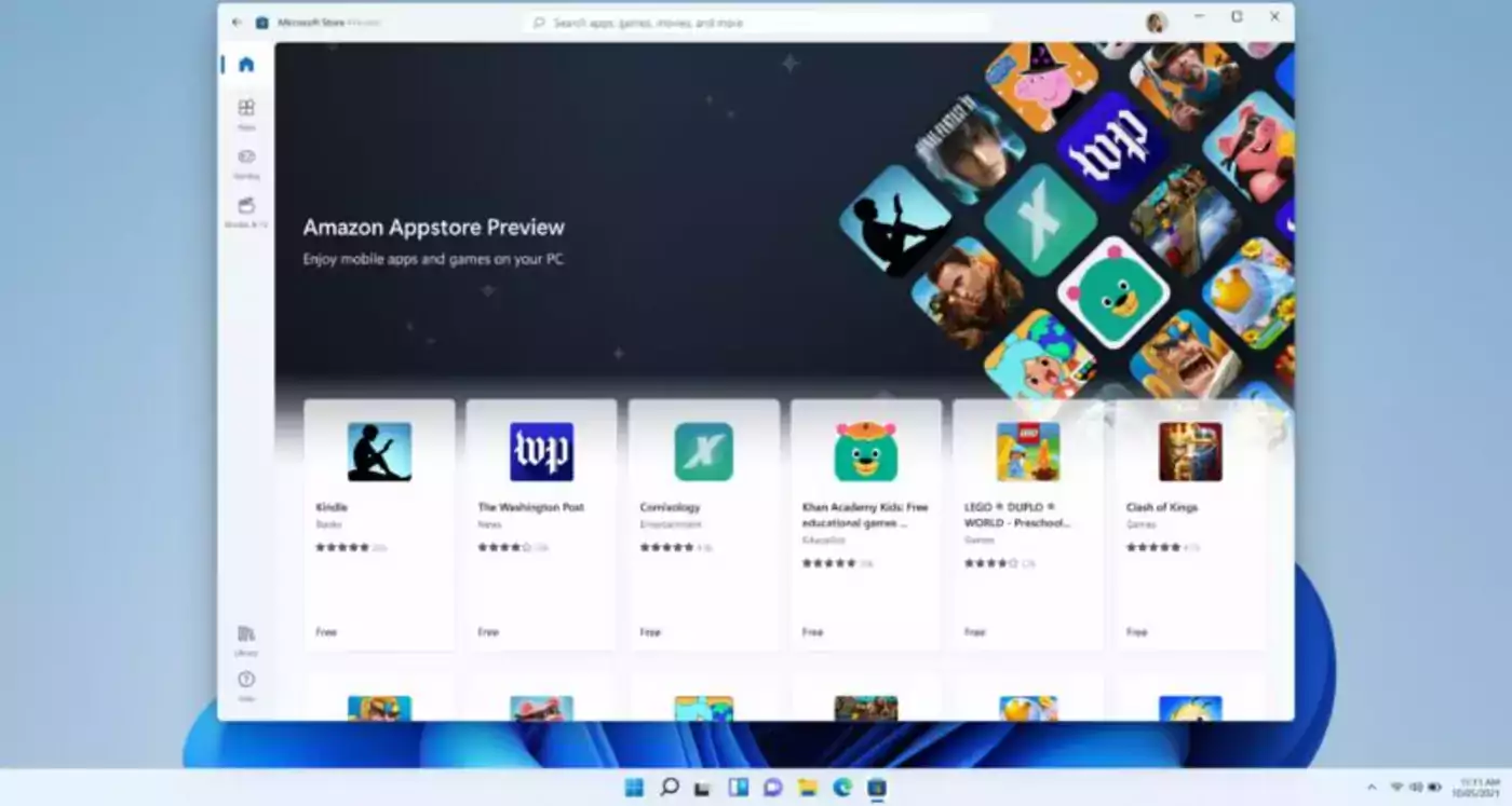 Windows 11 Android Apps Preview