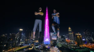Adida and Messi AR
