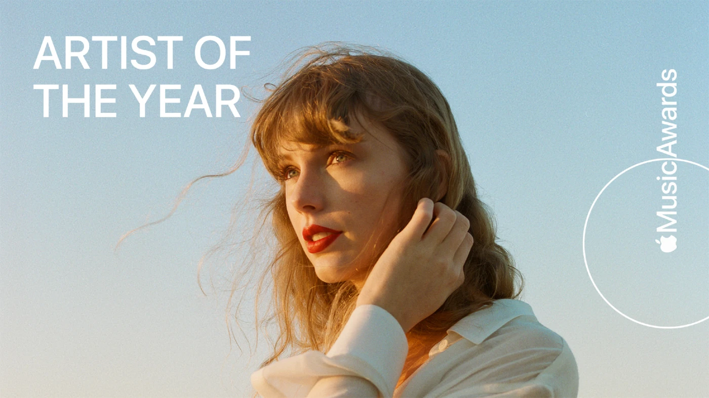 Taylor Swift Apple Music Artist of the Year 2023