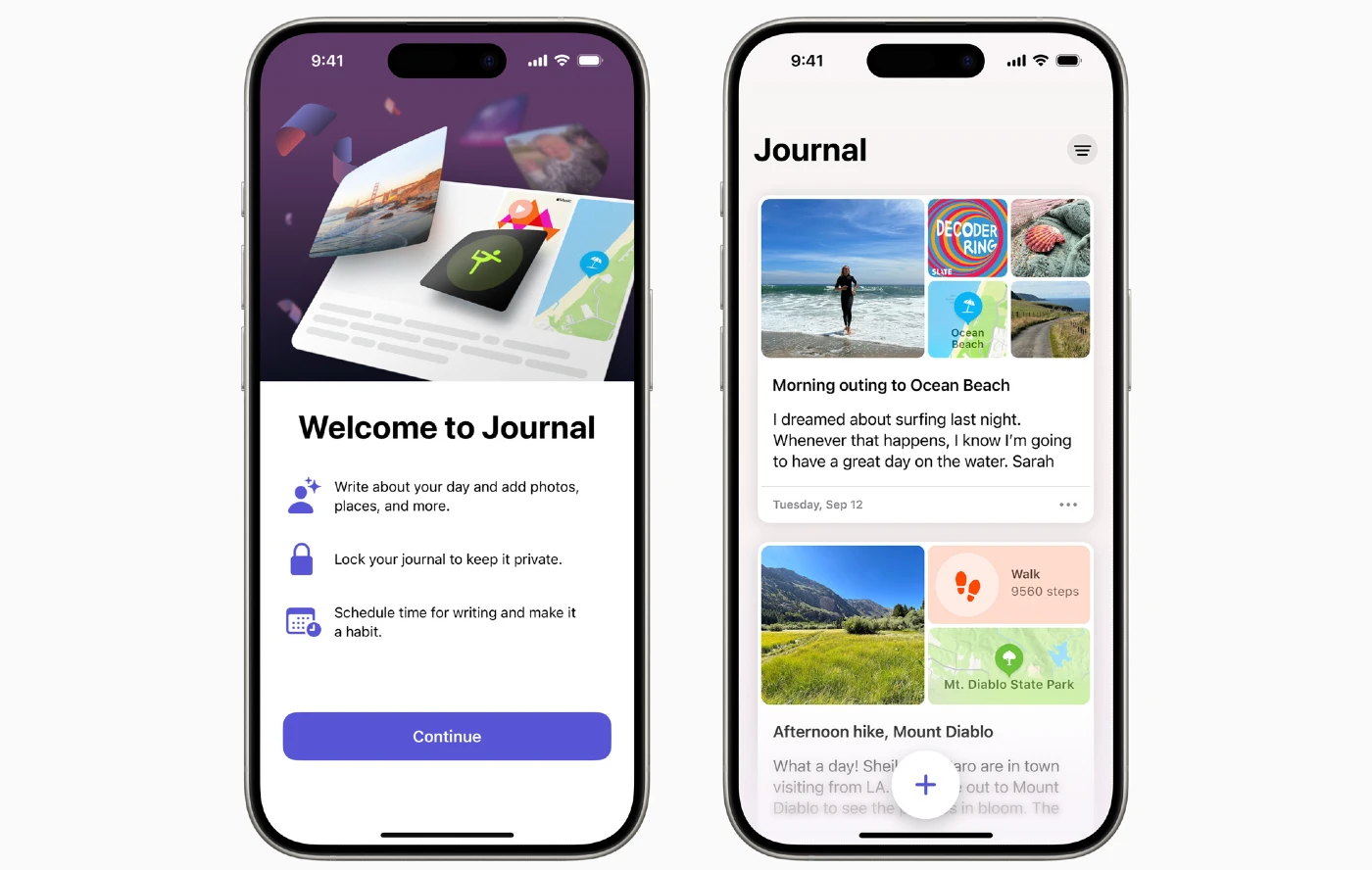 Apple Journal App
