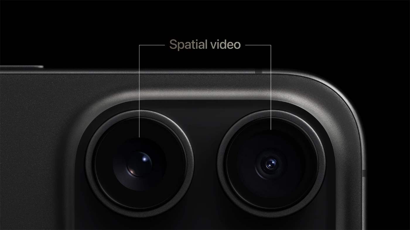 Apple Spatial Video Cameras